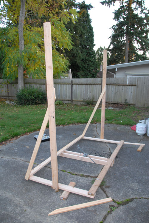 Attach Legs and Supports To Frame