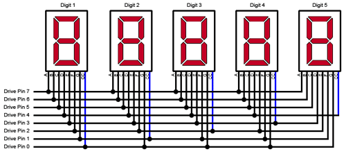 Charlieplexing Schematic