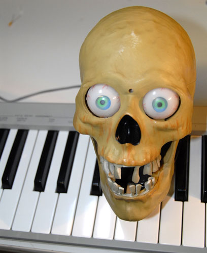 Gemmy Skull MIDI Hack