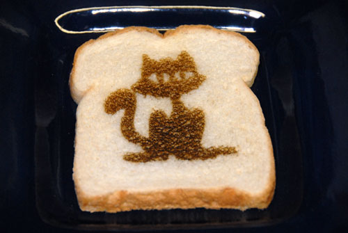 Laser Toast Cat