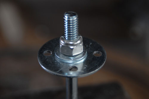 Install Washers and Nuts Onto U Bolt Half