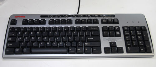A keyboard.  How quaint.