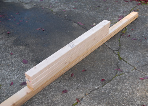 Lumber for Top Frame